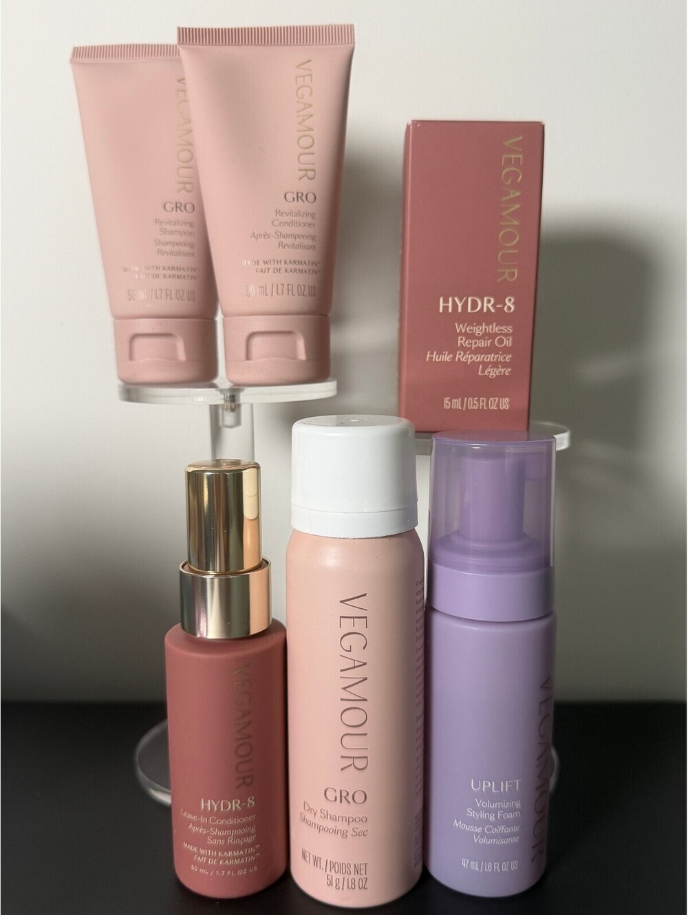Vegamour Exclusive Travel Set of 6